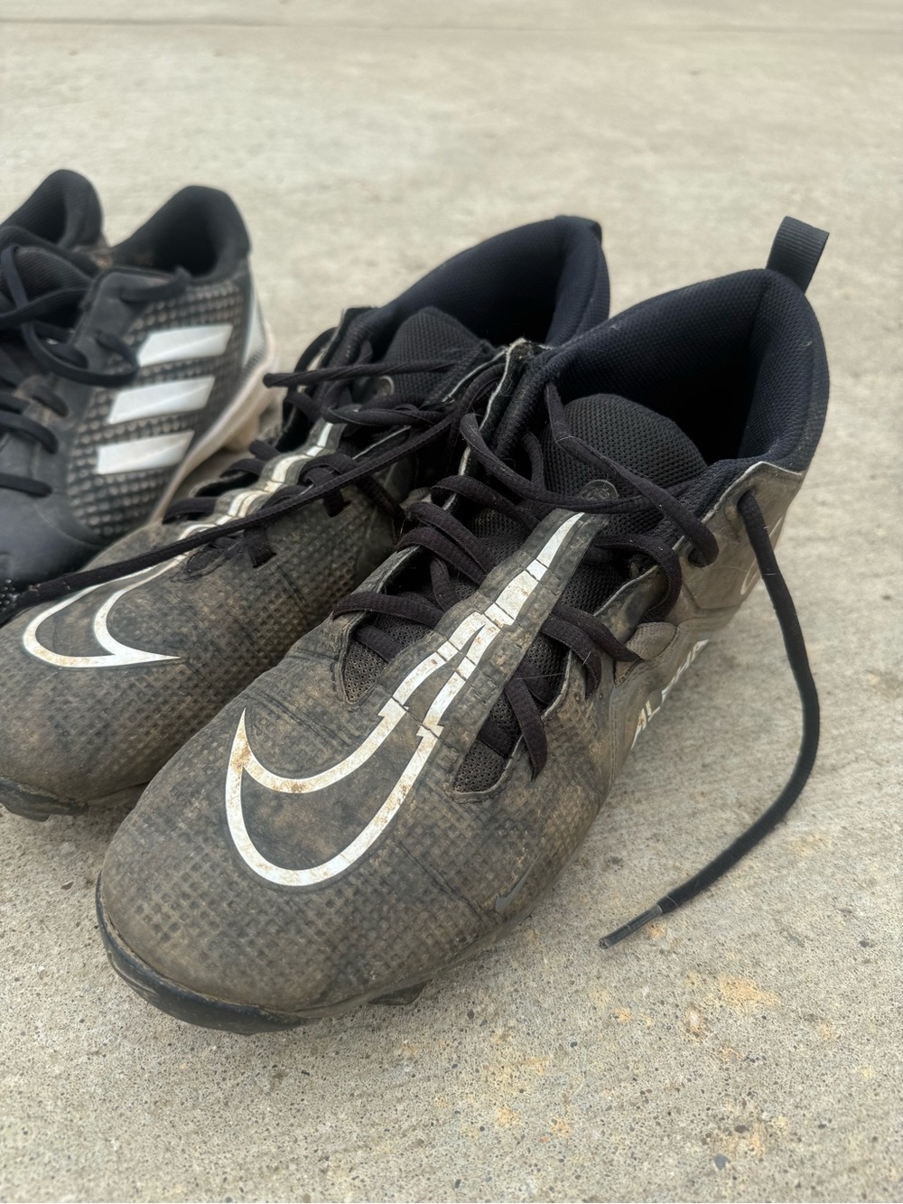 Nike Black and White Women's Cleats